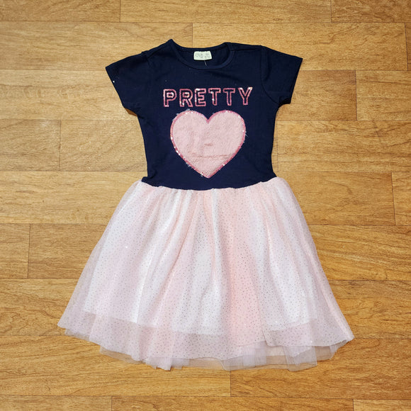 Preety Heart Sequence Dress