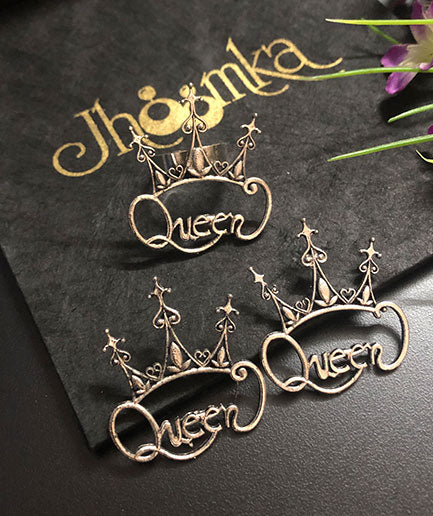 Queen Earring and Ring Set
