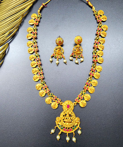 Temple Jewellery Long Necklace Sets